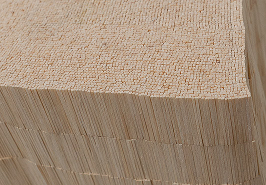 Henrik Menné Tændstikkonstruktion (Match stick construction) (detail) 2012 Matches, glue, metal fittings, plywood 130 x 34 x 34 cm