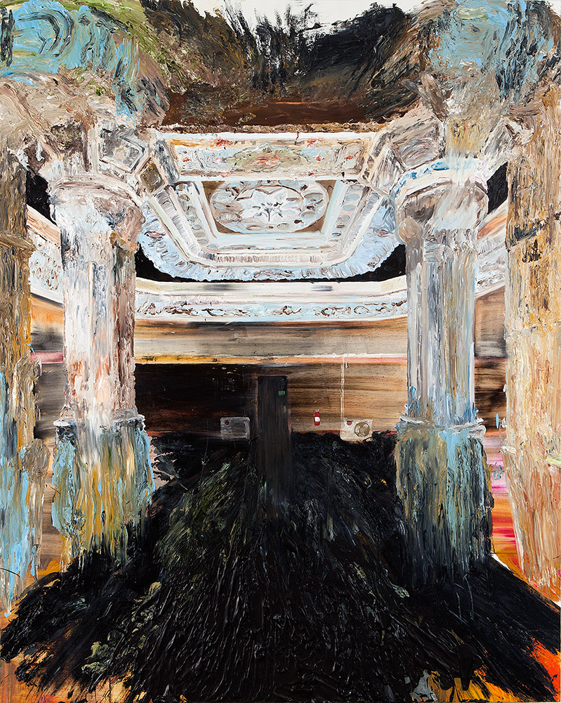 Mie Mørkeberg Untitled (En Moske I Sverige) 2012 O il on board 160 x 150 cm