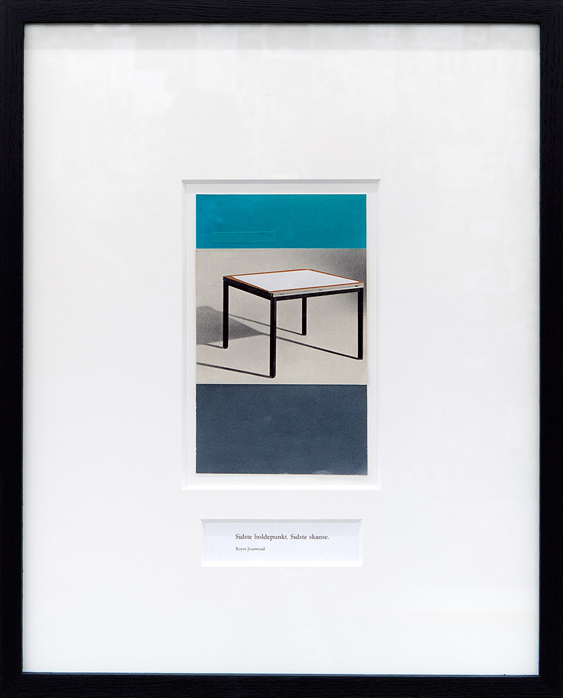 Christian Vind Sidste holdepunkt. Sidste skanse 2012 Fotocollage 29,5 x 36,5 cm