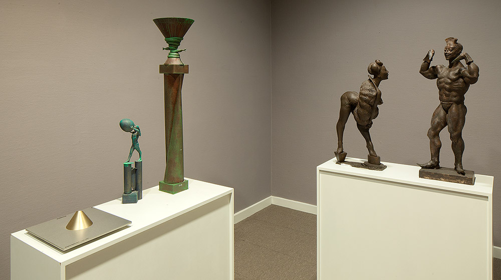 Mogens Møller SKITSER & MODELLER Installation view Galleri Tom Christoffersen 2014