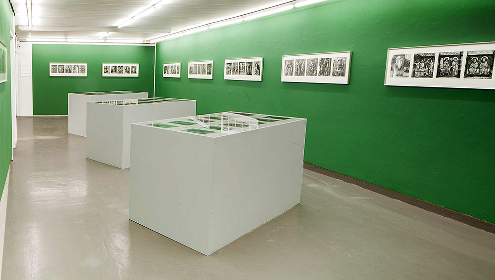 7 Gérard Franceschi: De Gyldne Altre & Askov Billederne. Installation view Galleri Tom Christoffersen 2014