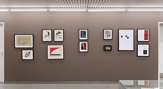 7 Installation view MELLEM LINIERNE Galleri Tom Christoffersen, 2011