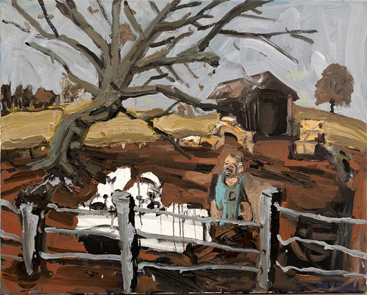 Dan Schein Snouts in the Trough 2011 Oil on canvas 80 x 100 cm