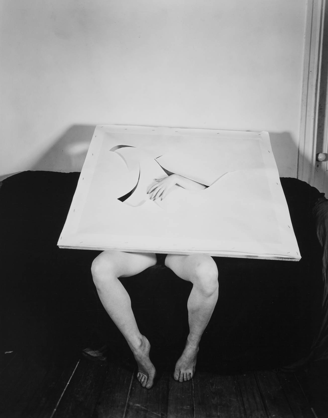 Jeffrey Silverthorne Cecily with Cut Paper Providence 1980