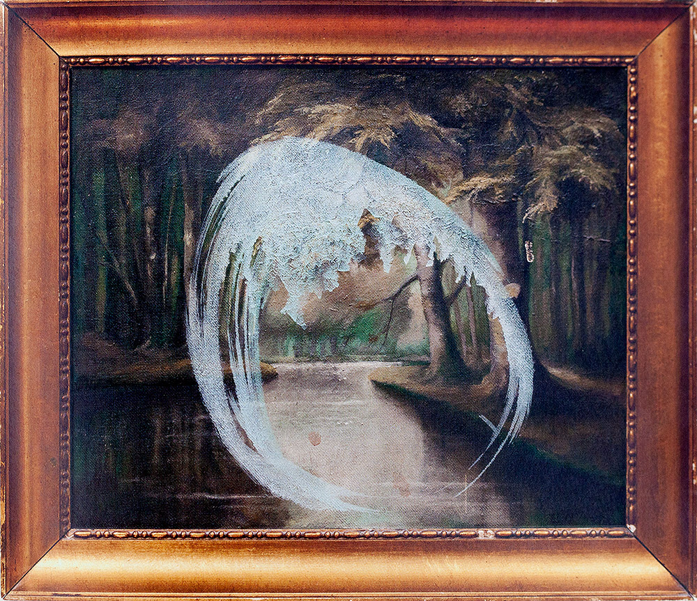 Per Kirkeby Tiefe 1979 olie på lærred 30,5 x 36,6 cm