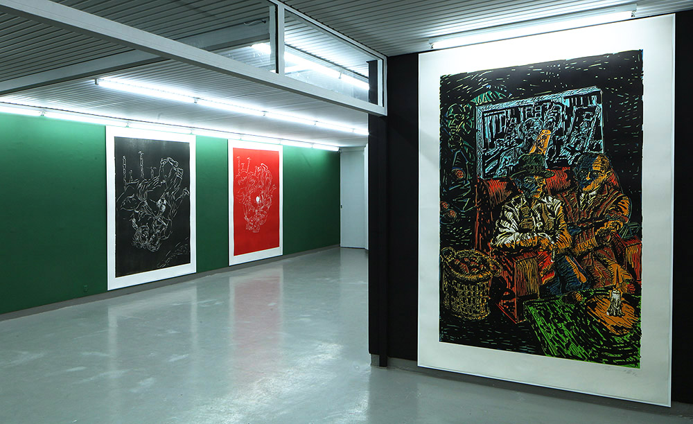 8 BASELITZ & IMMENDORFF Installation view
