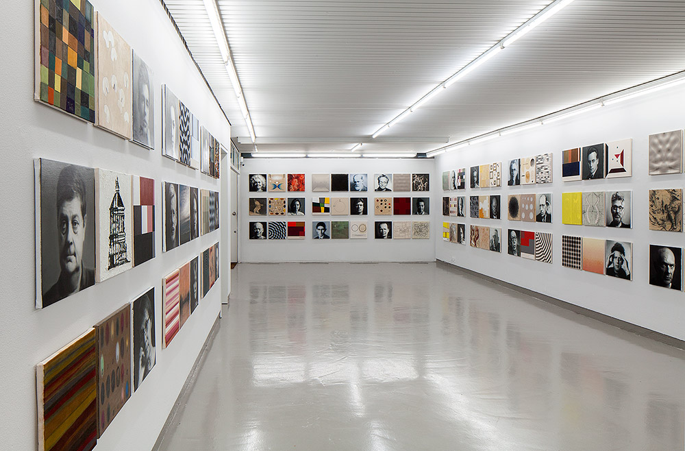 9 Christian Skeel: Portrætter Installation view Galleri Tom Christoffersen 2013