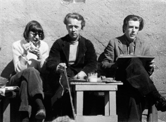 Kirsten Stenbæk, Ib Geertsen and Richard Winther in Birkerød 1948.