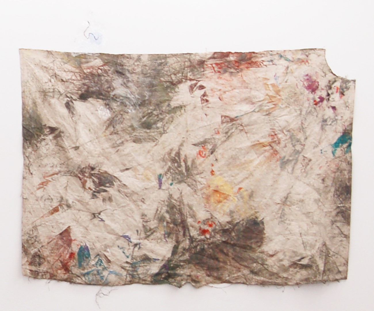 Svend Danielsen: Untitled. Mixed media on canvas 128 x 148 cm, 2015