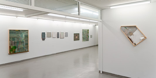 Installation view THE GREEN ROUND Galleri Tom Christoffersen, 2011