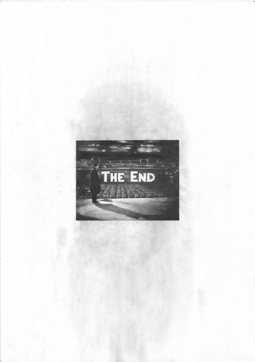 Andreas Albrectsen The End (1) 2013 Graphite, colored pencil on paper 36 x 51 cm