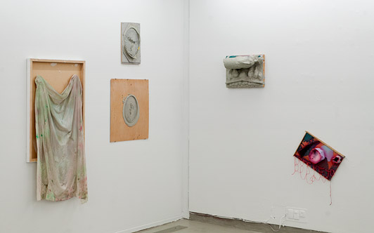 Installation view THE GREEN ROUND Galleri Tom Christoffersen, 2011