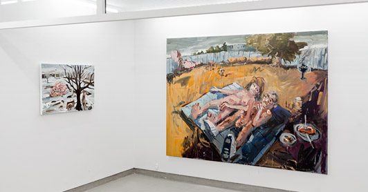 i0 Installation view Dan Schein: AS YOU STAND THERE WATCHING Galleri Tom Christoffersen 2012