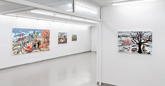 i1 Installation view Dan Schein: AS YOU STAND THERE WATCHING Galleri Tom Christoffersen 2012