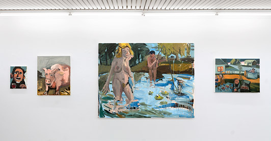 i2 Installation view Dan Schein: AS YOU STAND THERE WATCHING Galleri Tom Christoffersen 2012
