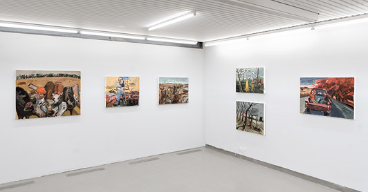 i3 Installation view Dan Schein: AS YOU STAND THERE WATCHING Galleri Tom Christoffersen 2012