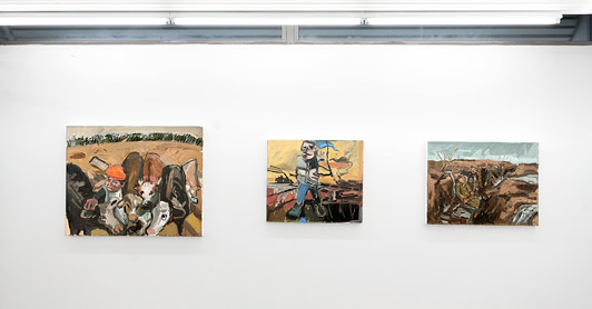 i4 Installation view Dan Schein: AS YOU STAND THERE WATCHING Galleri Tom Christoffersen 2012