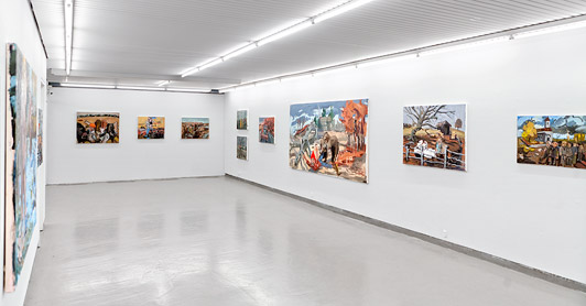 i5 Installation view Dan Schein: AS YOU STAND THERE WATCHING Galleri Tom Christoffersen 2012