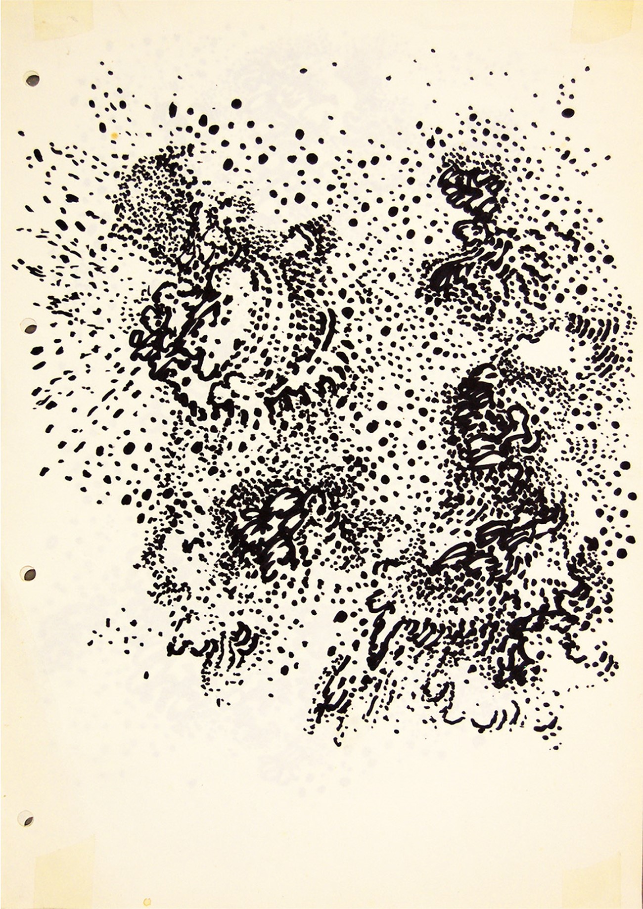 Erik Liljenberg: Untitled (unsign.) Attested by the Liljenberg estate, Ink on paper, 30 x 20 cm