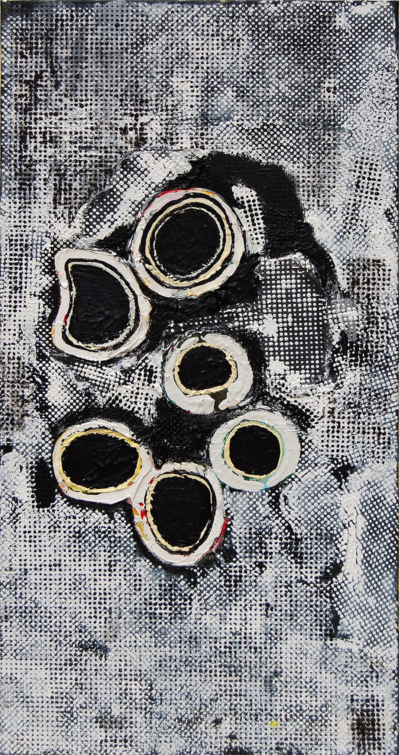 Anna Sørensen: Untitled (12), 2015, Acrylic on canvas, 80 x 40 cm