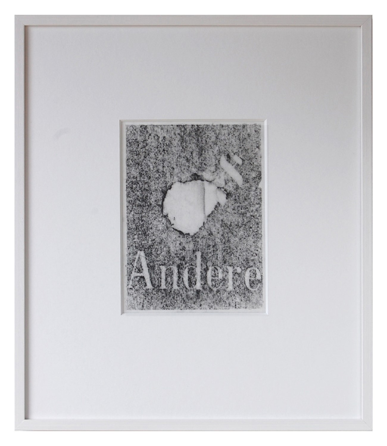 Andreas Albrectsen: Calibergraphy no. 4. 2015, graphite frottage on tracing paper, passepartout 42x36 cm., Andreas Albrectsen: Calibergraphy no. 4. 2015, graphite frottage on tracing paper, passepartout 42x36 cm.