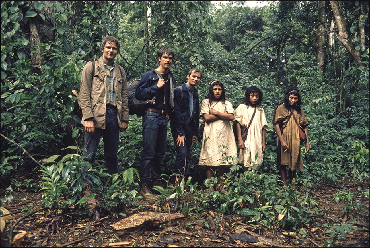 Teit Jørgensen, Ib Michael og Per Kirkeby, Lacandon, 1971, Photographic print , 29 x 42 cm, 5 ed. + 1AP