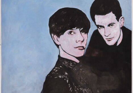 Knud Odde: The Fleshtones, 2015, Ink and acrylic on paper mounted on canvas, 152 x 190 cm