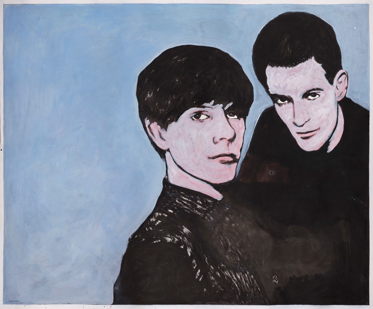 Knud Odde: The Fleshtones, 2015, Ink and acrylic on paper mounted on canvas, 152 x 190 cm