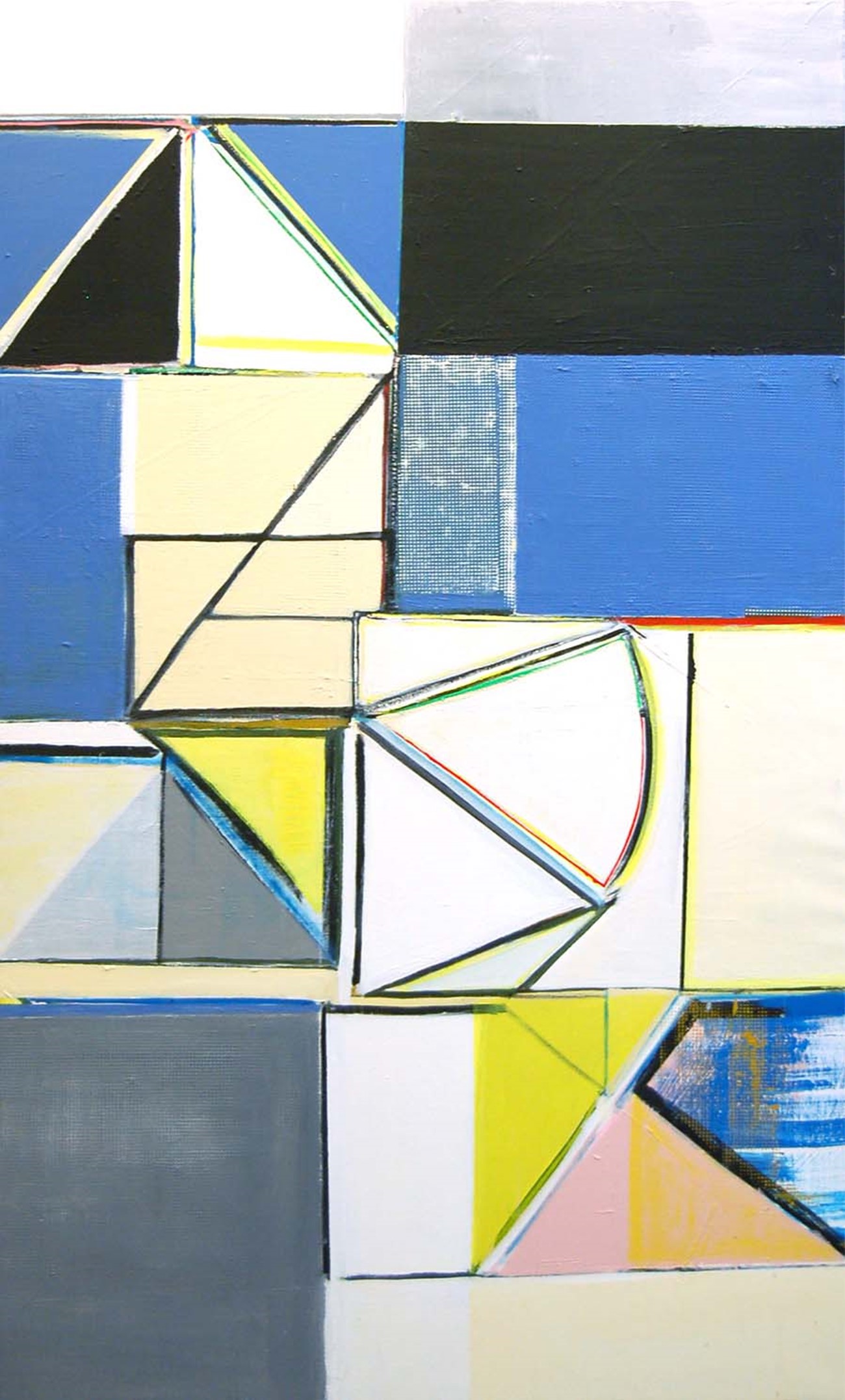 Anna Sørensen: Untitled (8), 2015, Acrylic on canvas , 200 x 120 cm