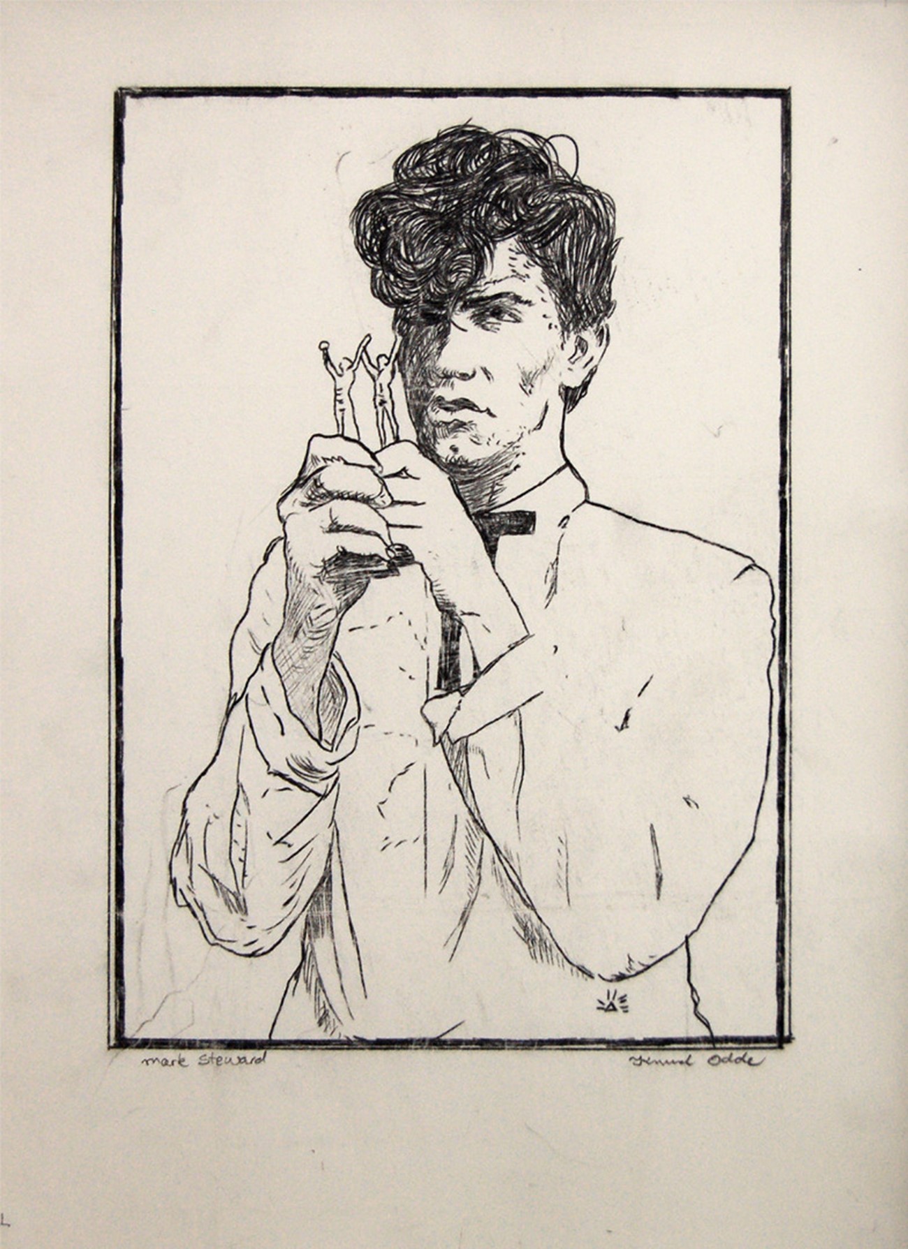 Knud Odde: Mark Steward, 2012, Pencil on paper, 31 x 23 cm