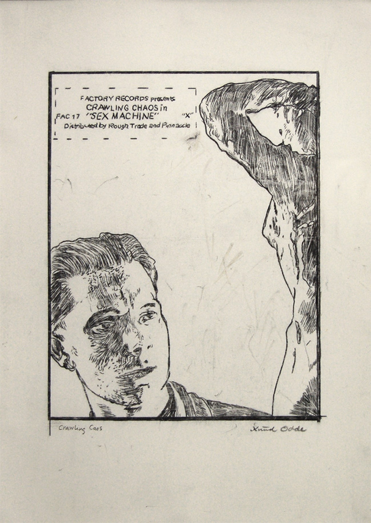 Knud Odde: Crawling Chaos, 2012, Pencil on paper, 31 x 23 cm