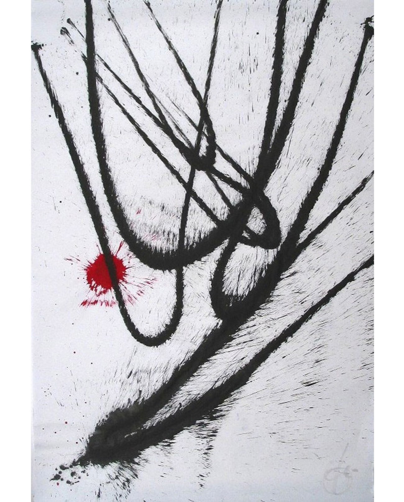 Torben Ulrich: Untitled. 2003, Ink on rice paper, 65 x 90 cm, Torben Ulrich: Untitled. 2003, Ink on rice paper, 65 x 90 cm
