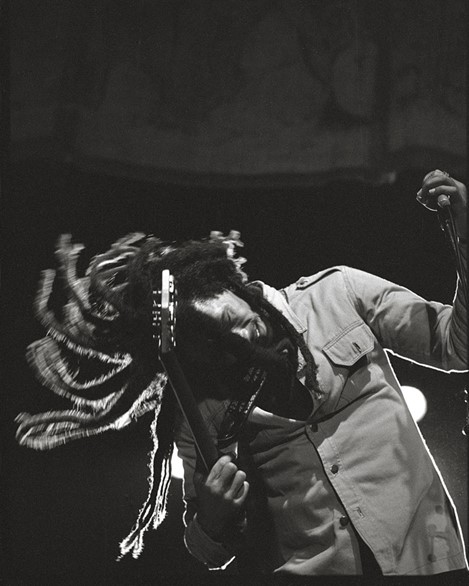 Susanne Mertz: Bob Marley, Roskilde 1978, 1978, photographic print on Hahnemuhle paper, 43 x 28 cm