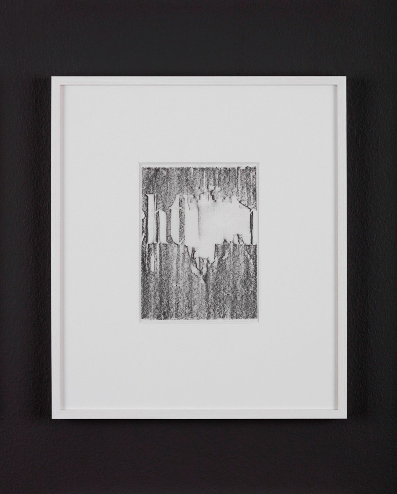 Andreas Albrectsen: Calibergraphy (1), 2015, Bullet holes found in monuments in Wroclaw and Berlin Graphite frottage on tracing paper, 41,7 x 36 cm x 27