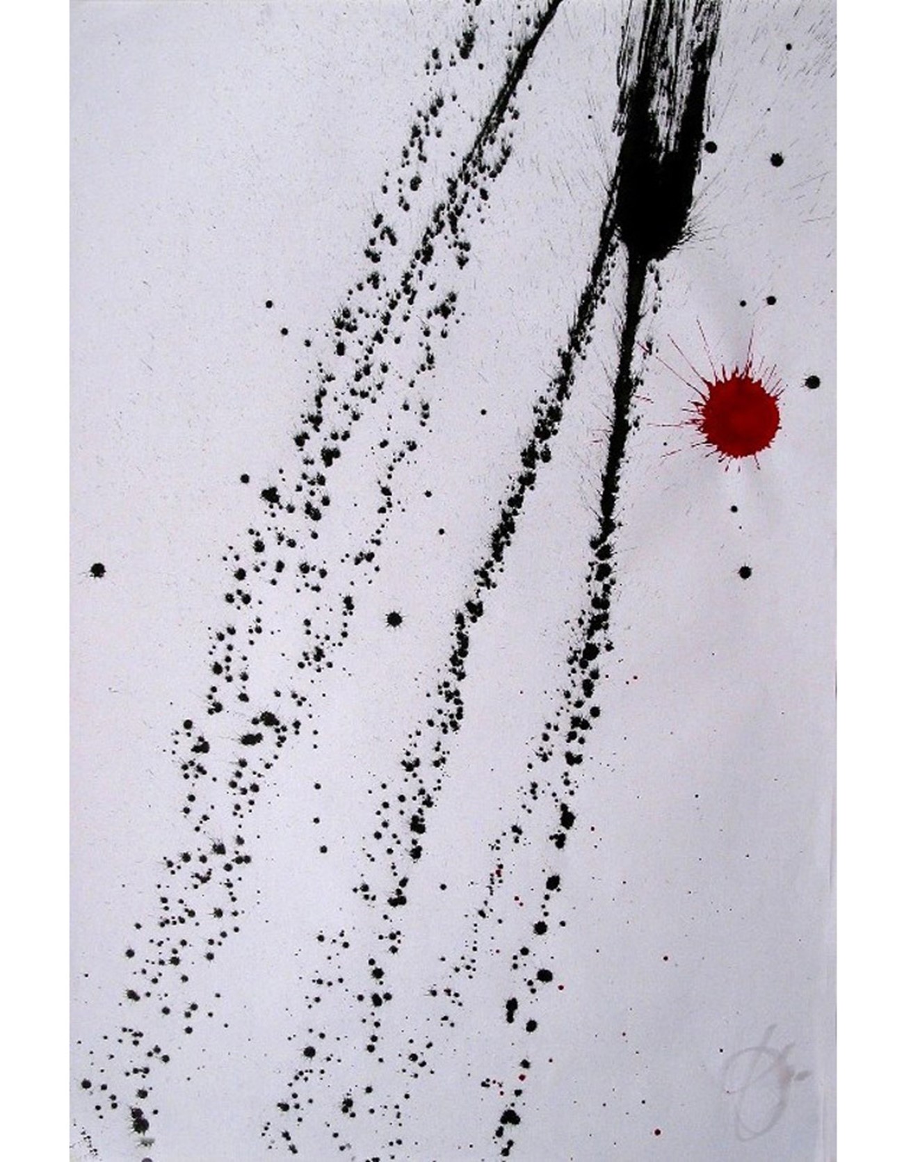 Torben Ulrich: Untitled. 2003, Ink on rice paper, 53 x 78 cm (1), Torben Ulrich: Untitled. 2003, Ink on rice paper, 53 x 78 cm