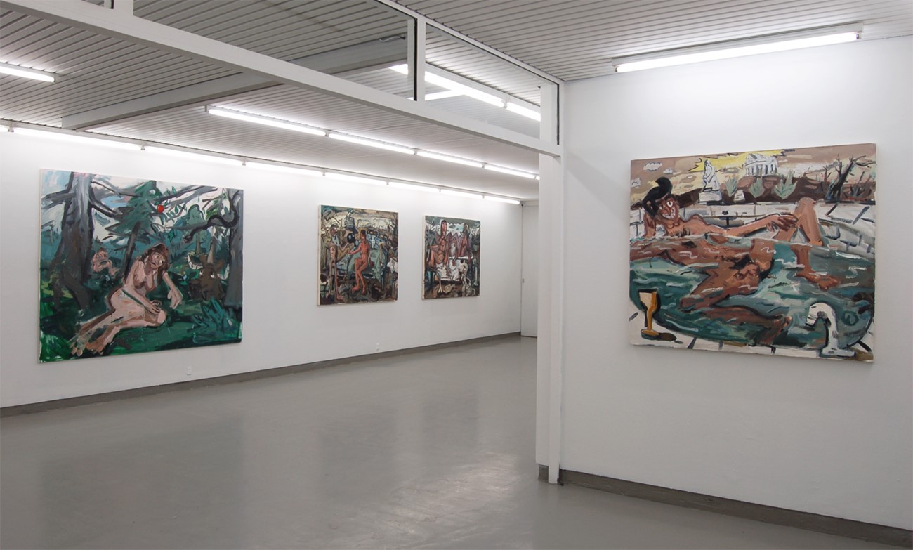 Dan Schein - Naked Pictures. Installation view