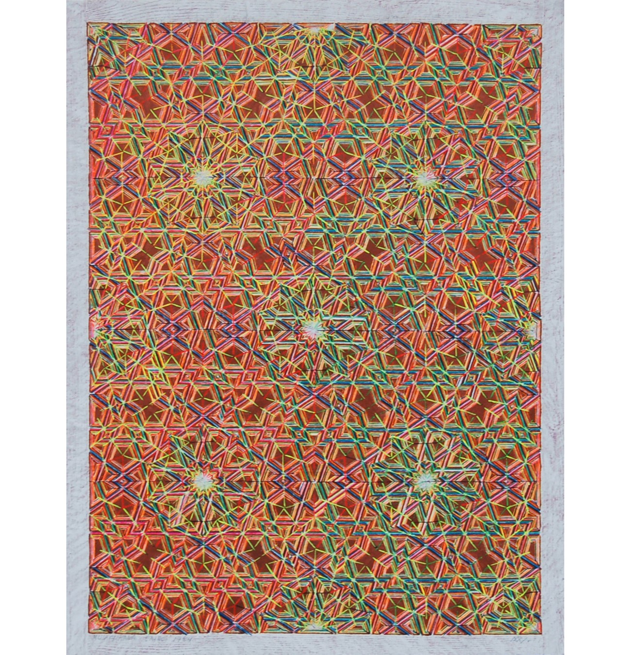 ImageGen (1) Niels Nedergård: Musafikhrana Door. Cairo, 1984, Acrylic on canvas, 166 x 126 cm