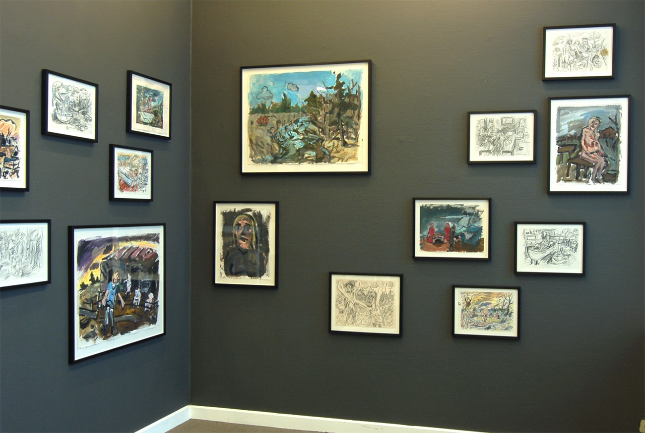 Dan Schein - Naked Pictures. Installation view