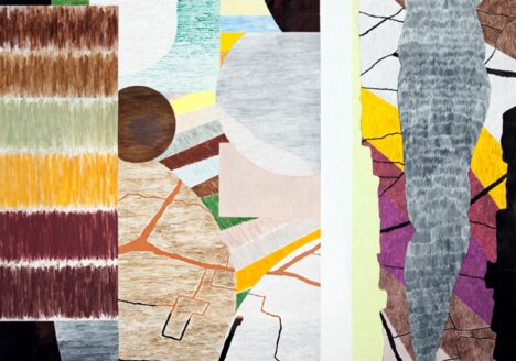 Lene Adler Petersen: Forfatteren Inger Christensen, 2015, Oil, tempera and acrylic on canvas, 120 x 140 cm