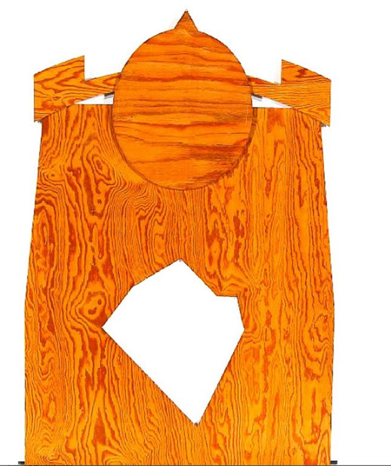 Mogens Møller: Komposition, Relief of wood and glass, 116 x 78 cm
