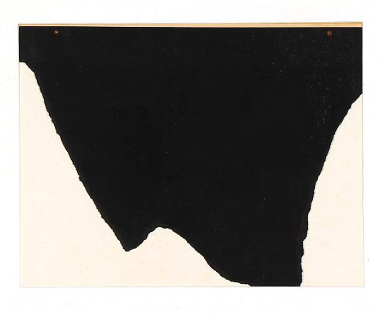 Mogens Møller: Bjerge, Collage on paper , 49 x 62 cm