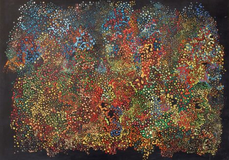 Erik Liljenberg: Untitled, 1992, Oil on masonite, 122 x 162 cm