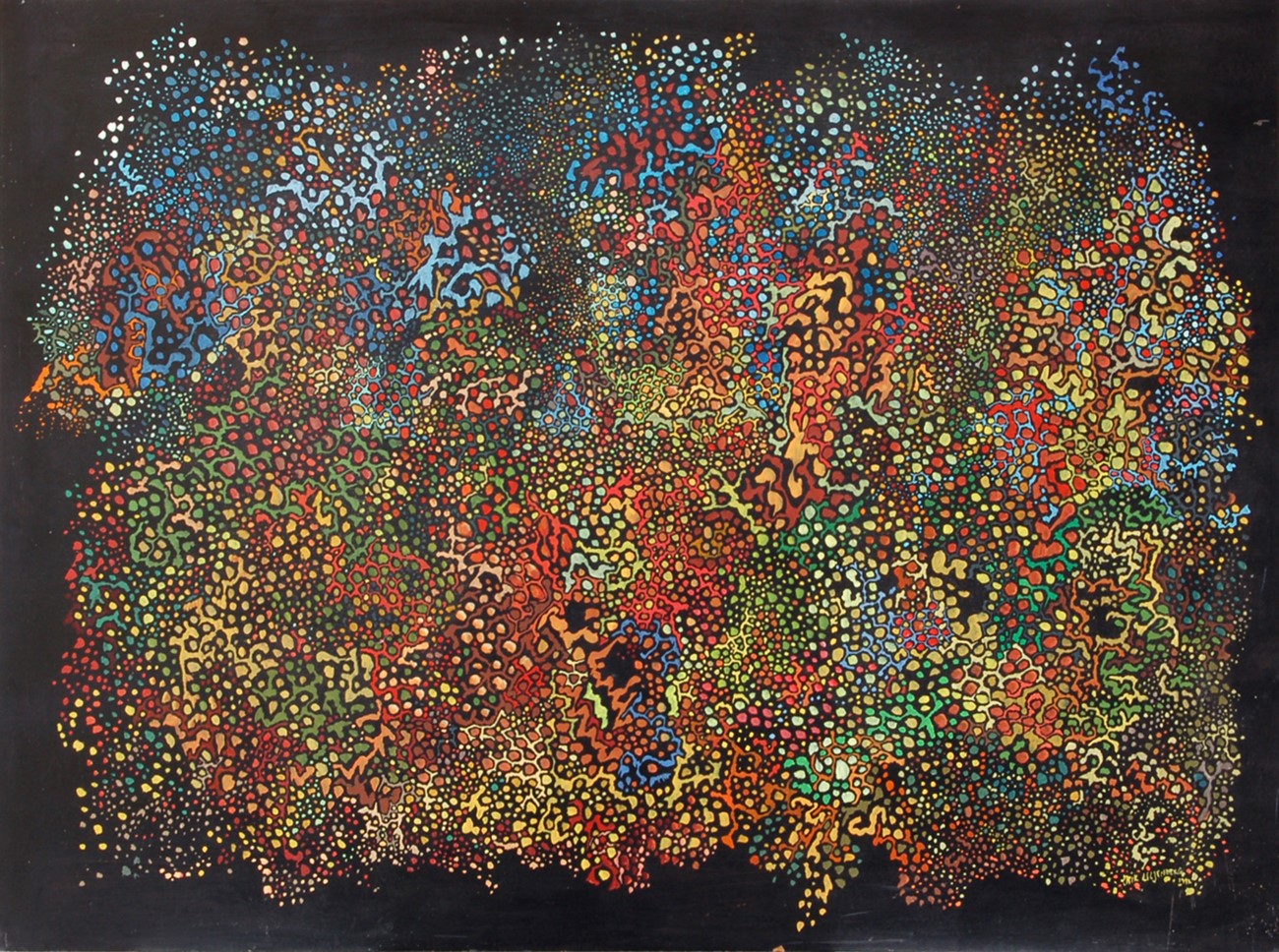 Erik Liljenberg: Untitled, 1992, Oil on masonite, 122 x 162 cm