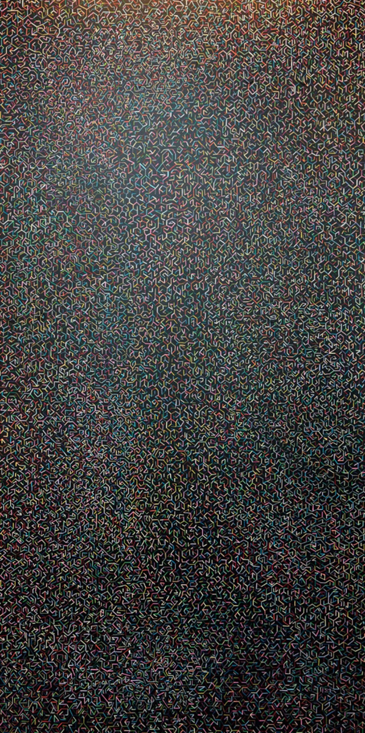 Christian Finne: Liber II, 2017, Molotow on plywood, 244 x 122 cm