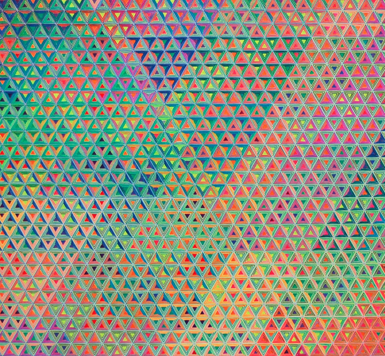 Niels Nedergård: Untitled (Cairo 1979-1986), Acrylic on canvas, 191 x 205 cm