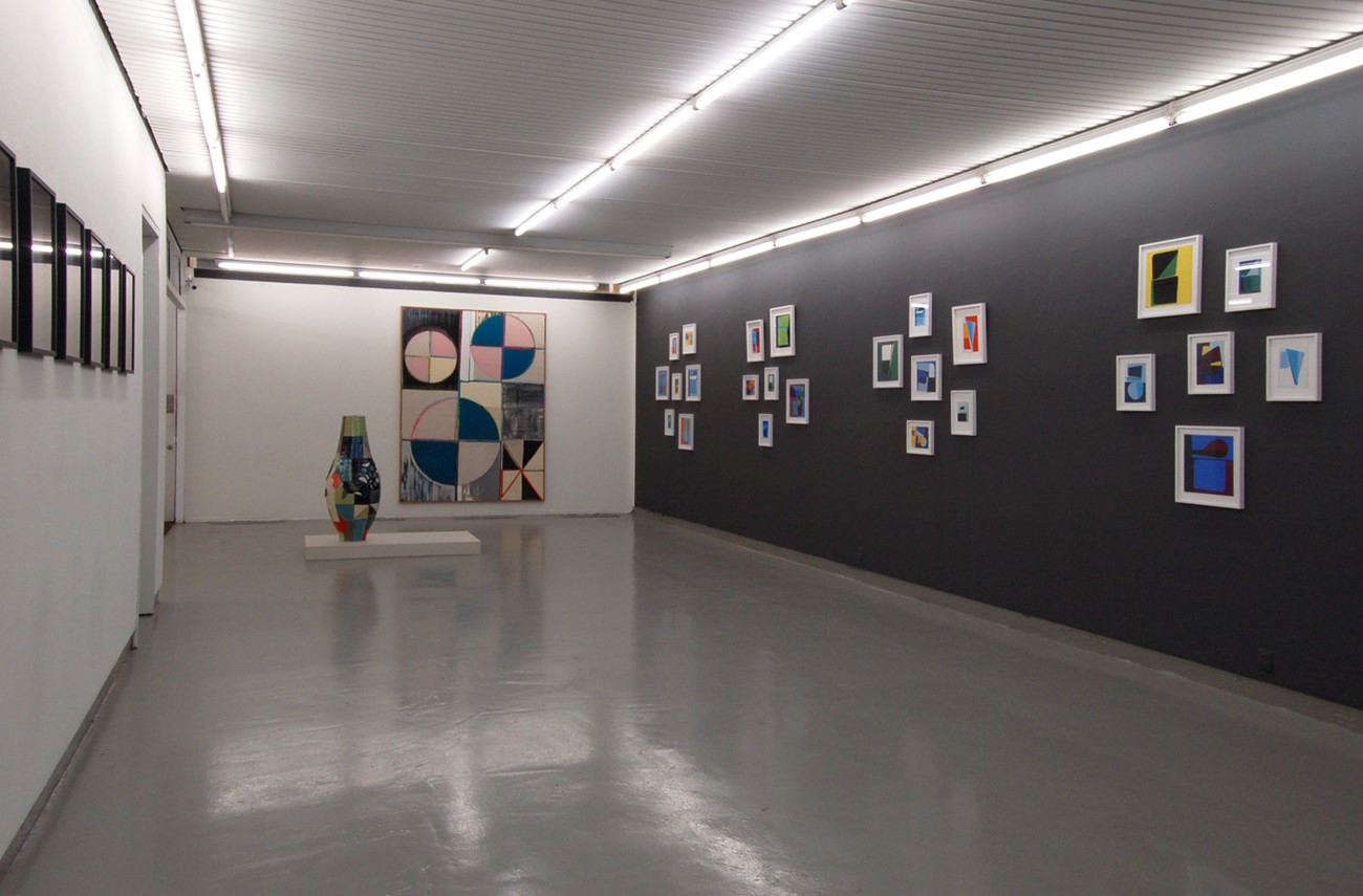 I TAKT - installation view. Ebbe Stub Wittrup, Anna Sørensen & Ib Geertsen