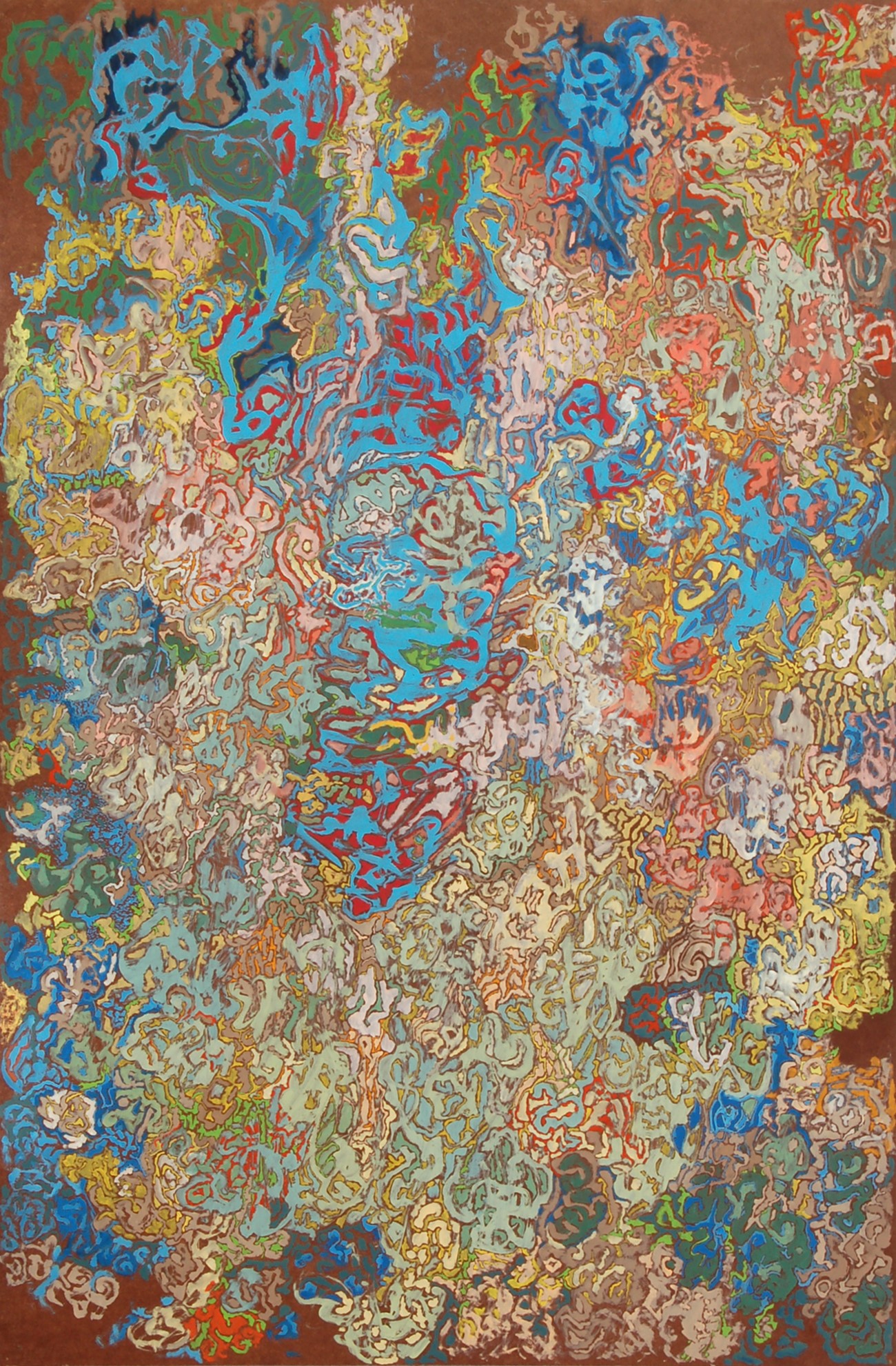 Erik Liljenberg: Untitled (2), undated, Oil on masonite, 182 x 122 cm