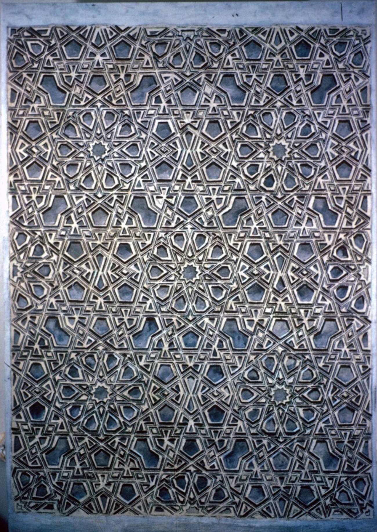 Musafikana Ornamentik II, 1980, Acrylic on canvas, 169 x 117 cm