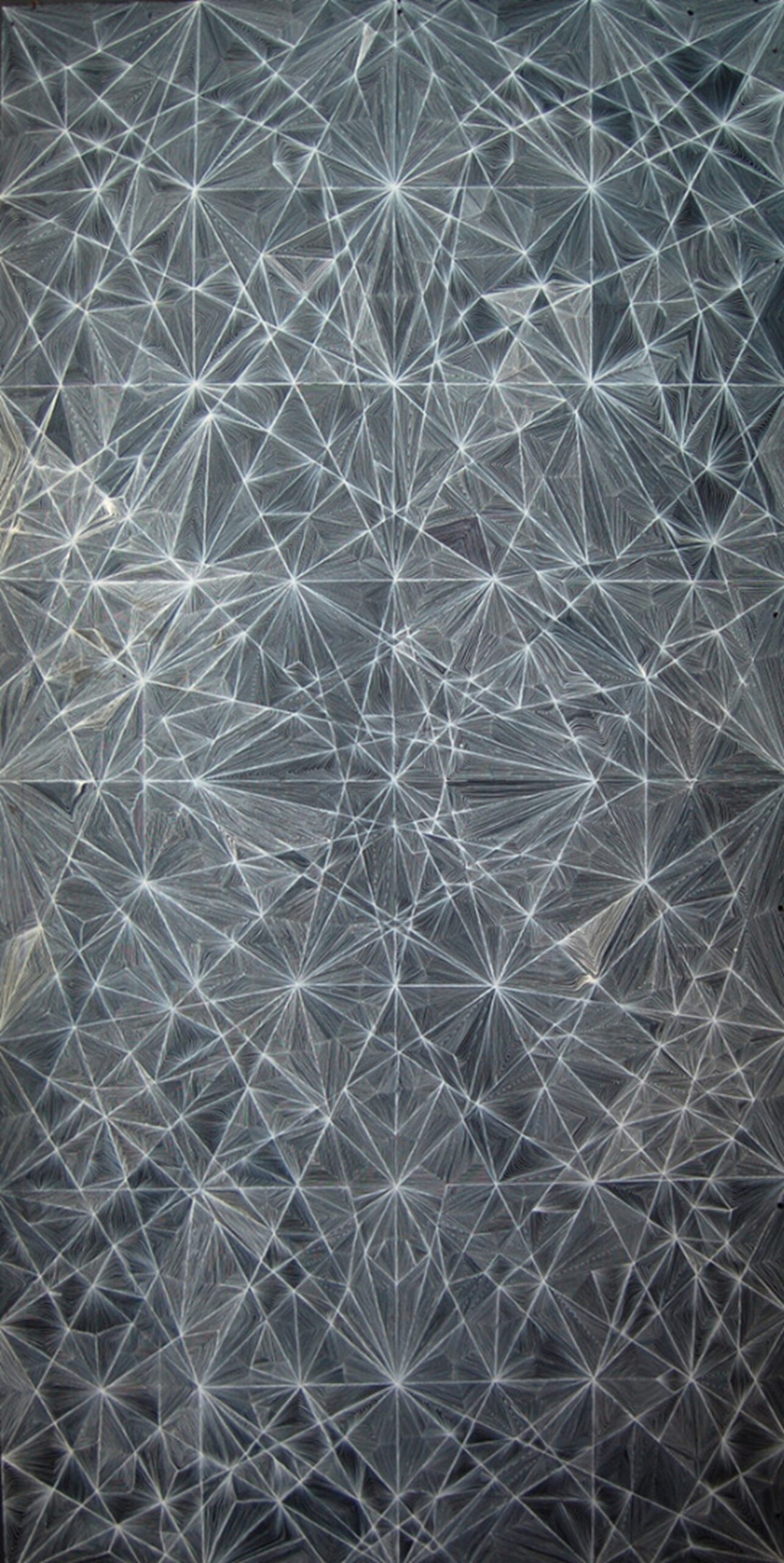 Christian Finne: Liber VII, 2017, Molotow on plywood, 244 x 122 cm