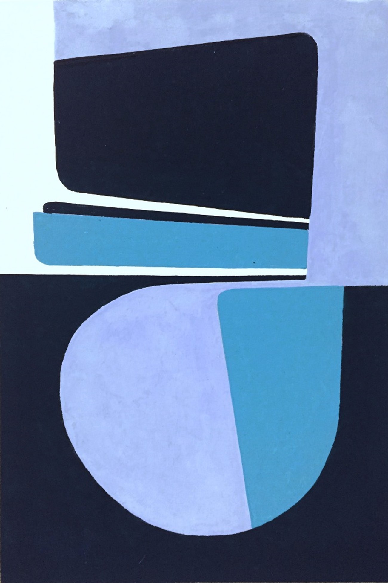 Ib Geertsen: Untitled (Sketch 10), 1958, Gouache on paper , 18.5 x 13 cm